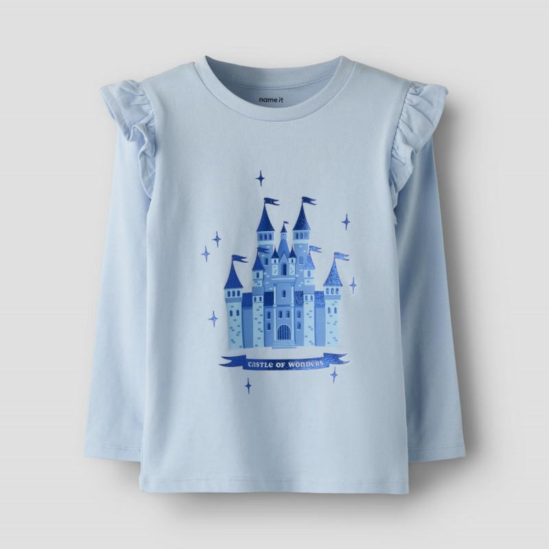 Παιδική Μακρυμάνικη Μπλούζα Name it 13251475 Xenon Blue