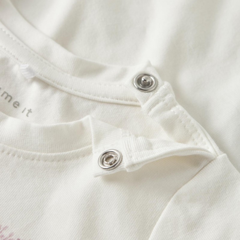 Βρεφική Μακρυμάνικη Μπλούζα Name it 13252662 Cloud Dancer